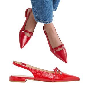 Dolce Vita Payge Flats Chili Crinkle Patent